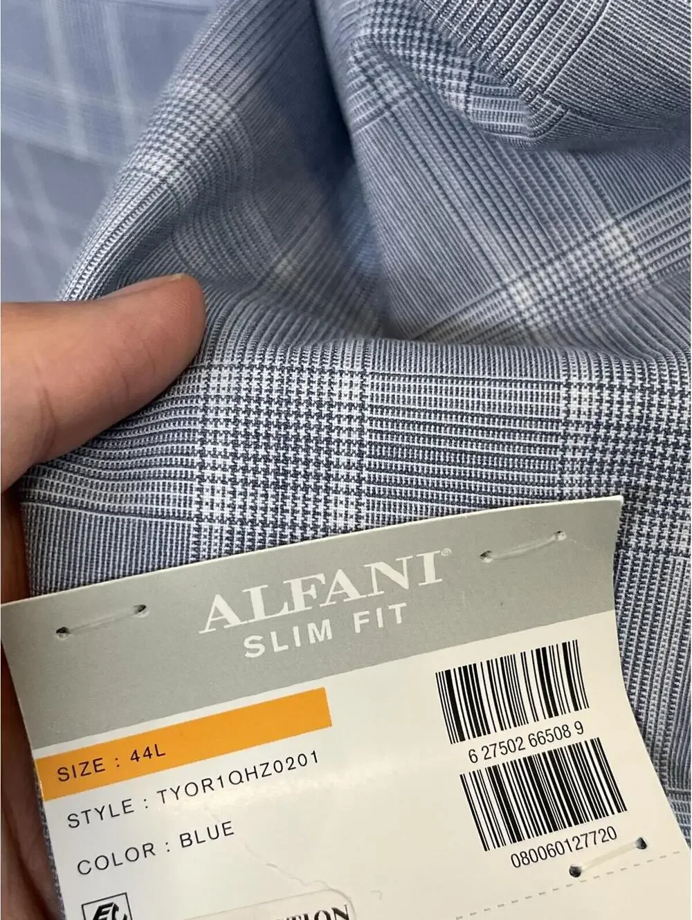 Alfani Men's Slim-Fit Plaid Suit Jacket